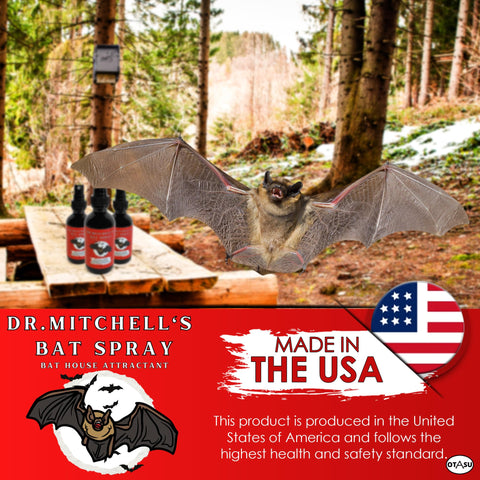 OTASU Bat Spray bottle with USA-made seal signaling safety and quality