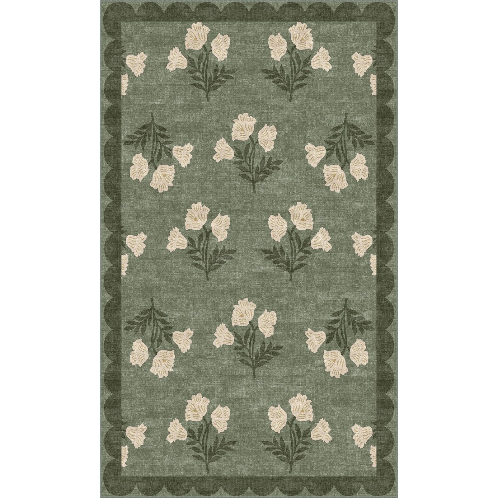 Othilic Floral Entry Mat indoor outdoor versatility for multiple spaces