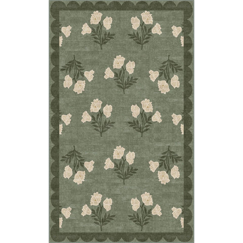 Othilic Floral Entry Mat indoor outdoor versatility for multiple spaces