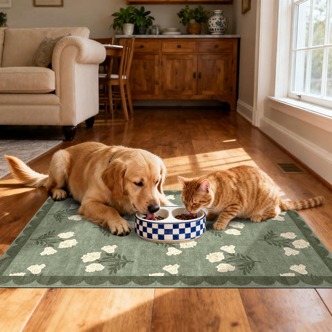Othilic front door mat used as porch decor enhancing curb appeal