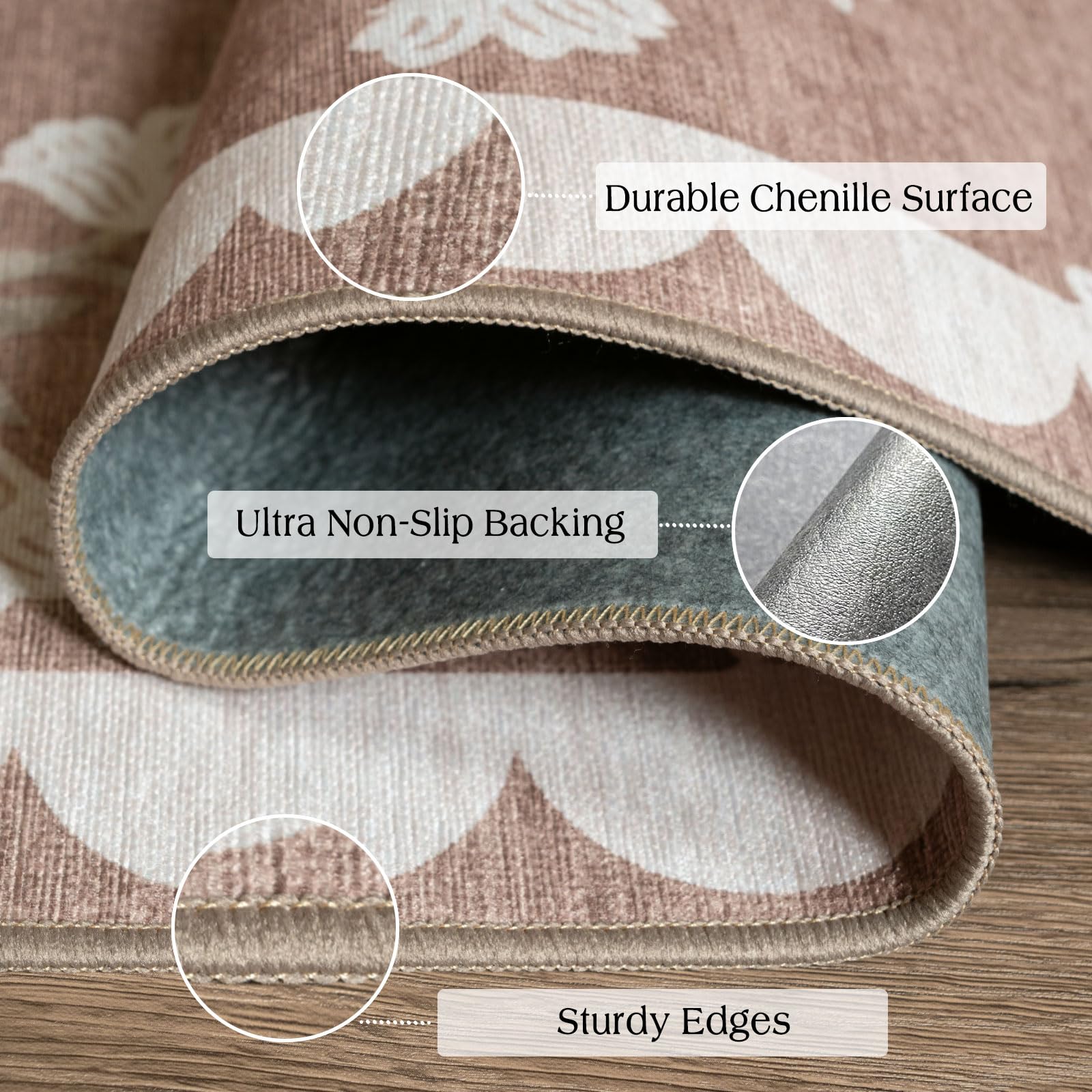 Othilic non-slip backing keeps the doormat in place on busy floors