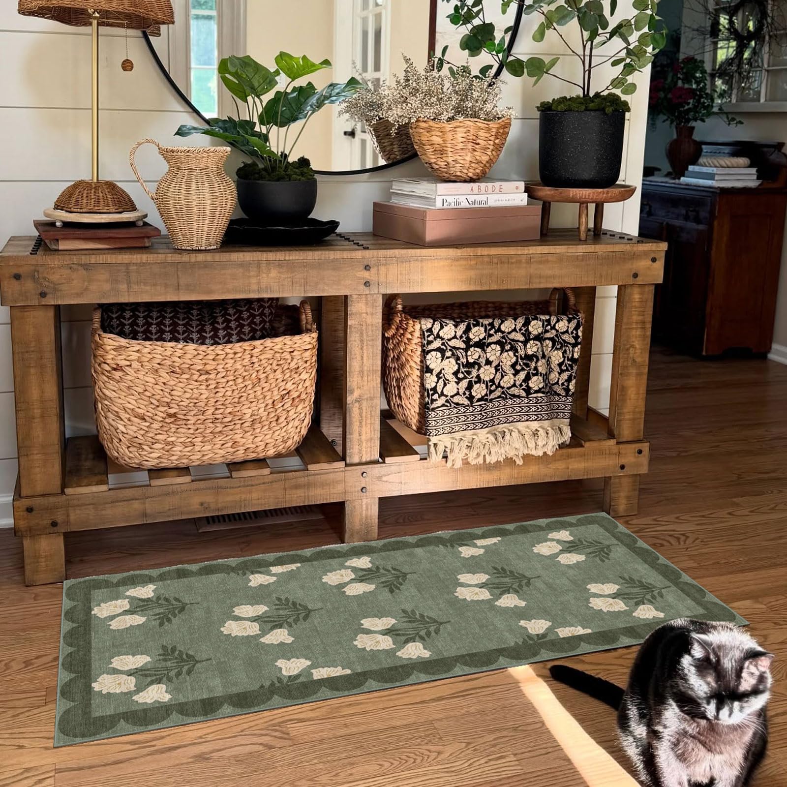 Othilic versatile rug for kitchen, hallway, or porch decor.