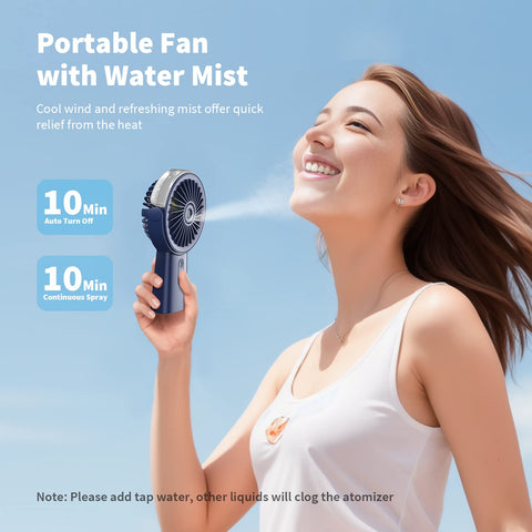 Otlonpe misting fan with desk base for stable indoor use