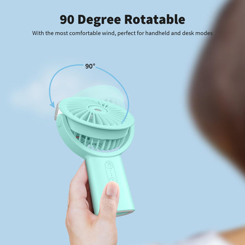Otlonpe Misting Fan compact travel-ready design fits in a bag