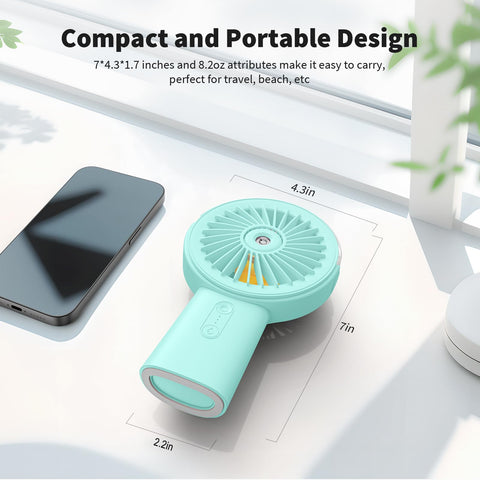 Otlonpe Misting Fan USB-C charging for easy top ups