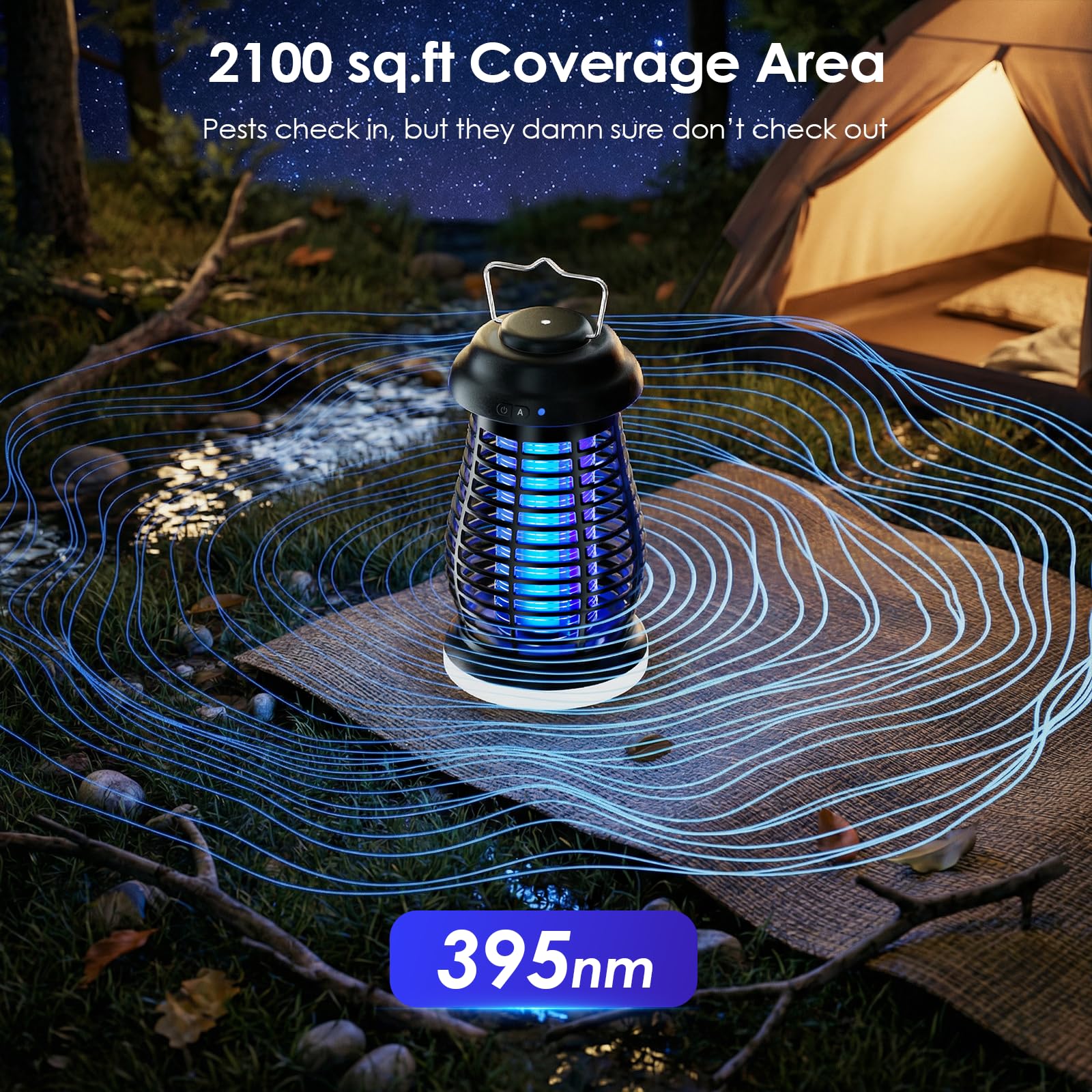 Otlotrte Bug Zapper USB-C charging for quick power-ups.