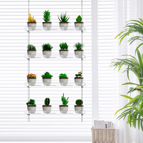OtNiap 4-Tier shelves organize kitchen spices or cosmetics