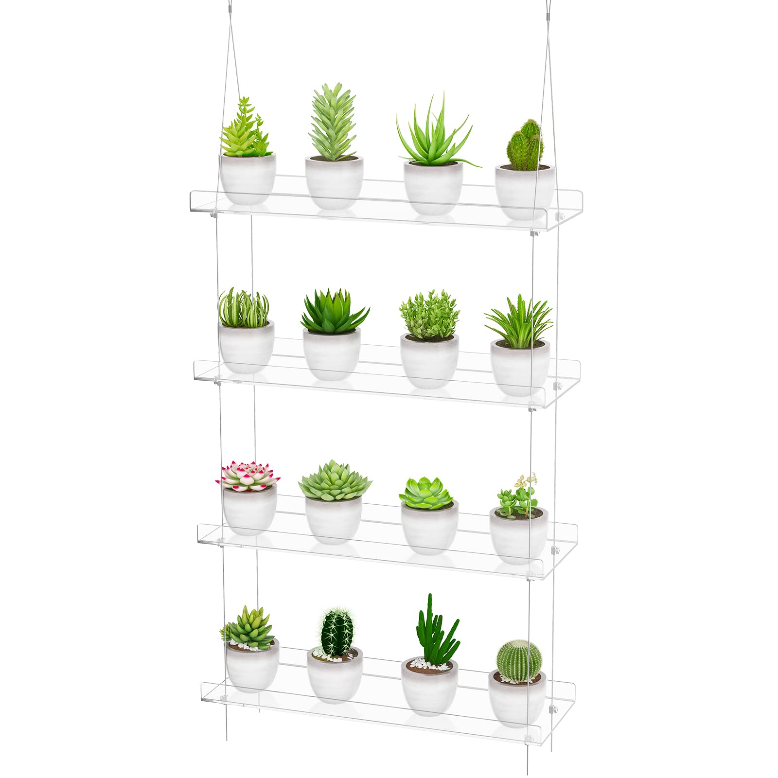 OtNiap hanging setup shows space-saving wall display with pots