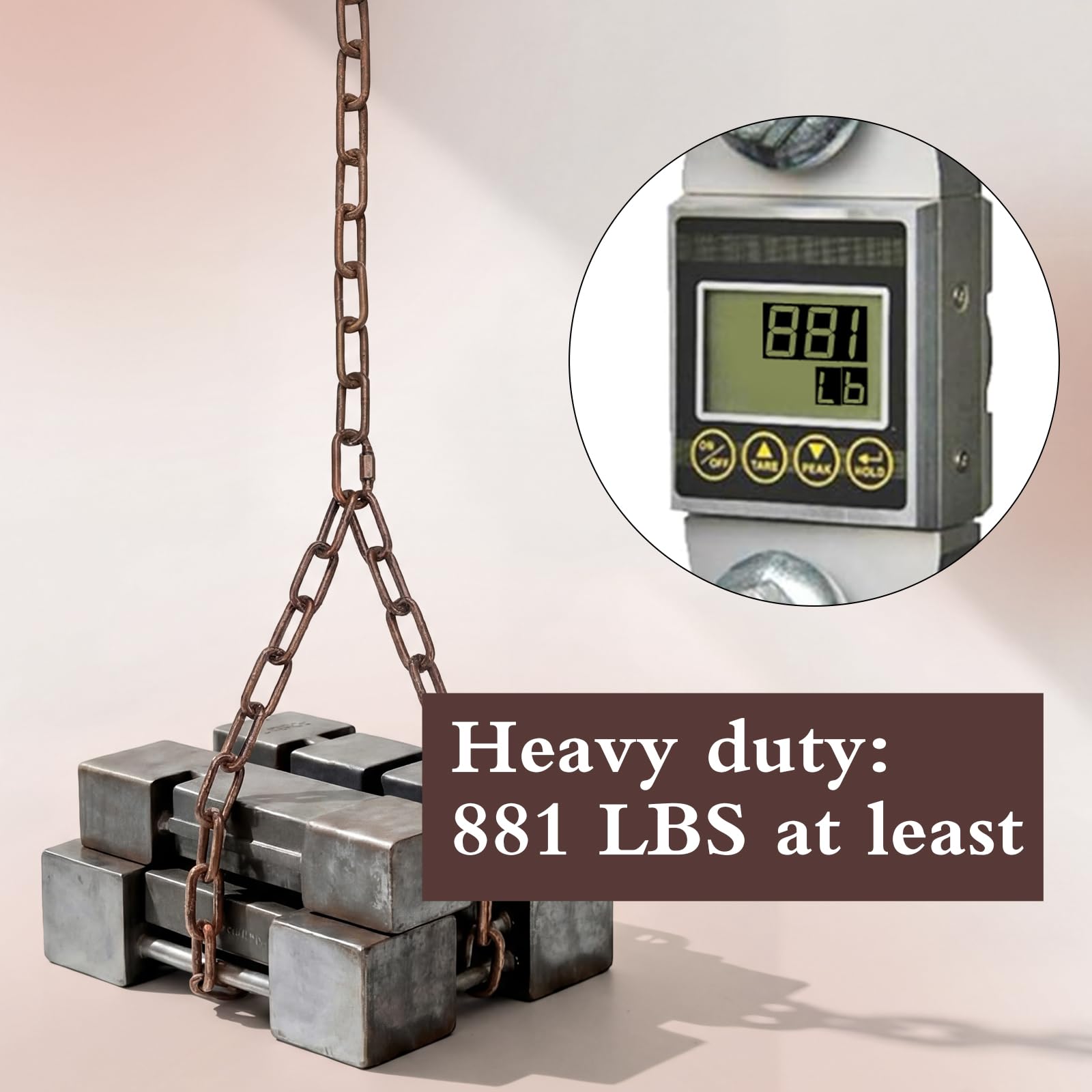 Otoolling high-load capacity tested for reliable swings.