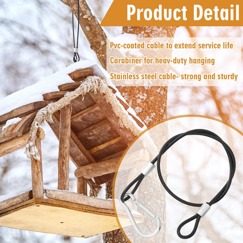 Otoolling PVC-coated cable protects branches from abrasion during heavy items.