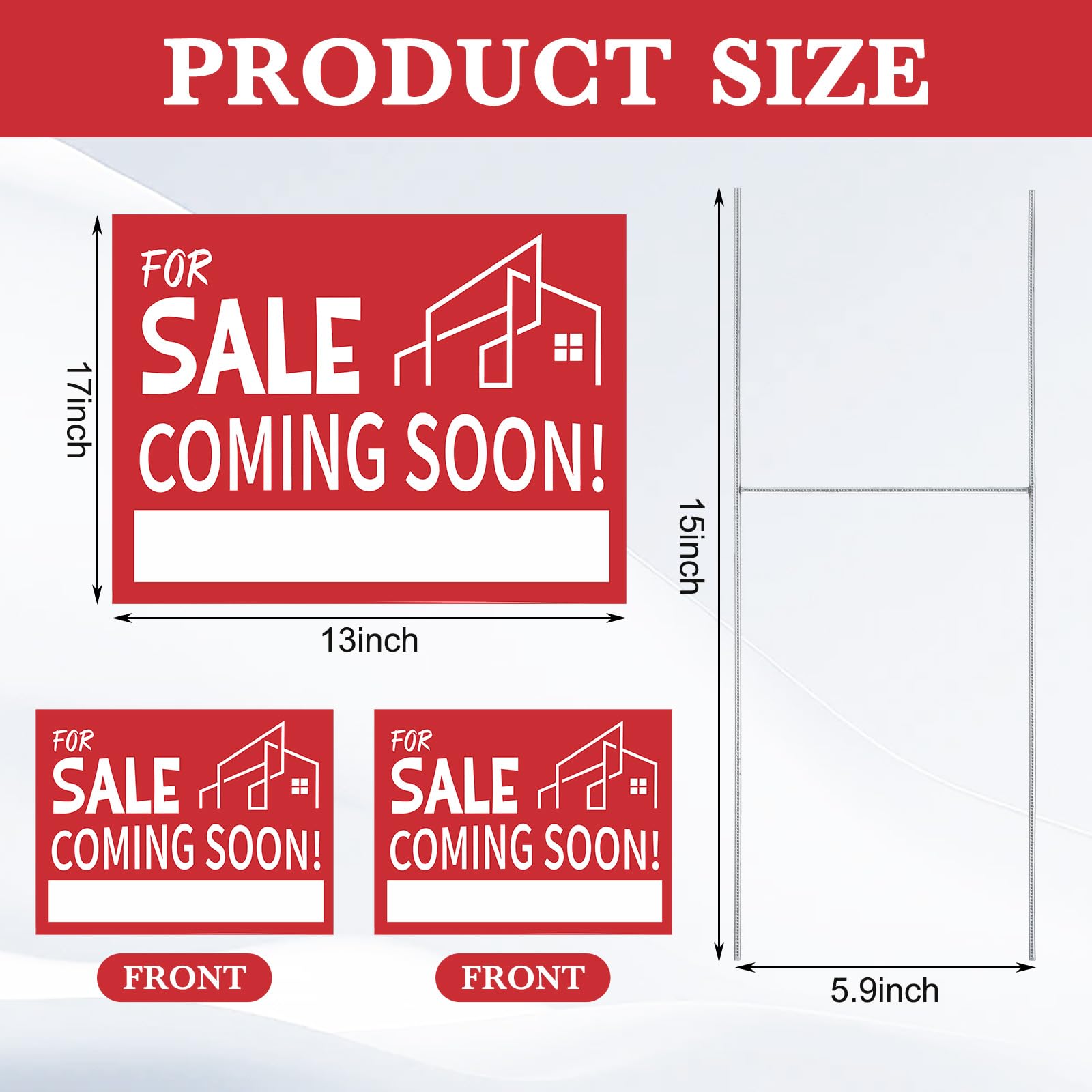 Otoolling double-sided sign with red roof draws attention from both directions