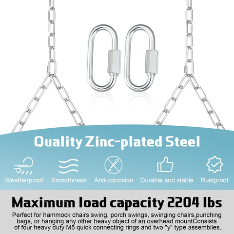 Otoolling zinc-plated steel construction resists rust for year-round indoor and outdoor use.