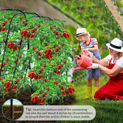 OTOSUNNY arch trellis dimensions fit raised beds without crowding plants.