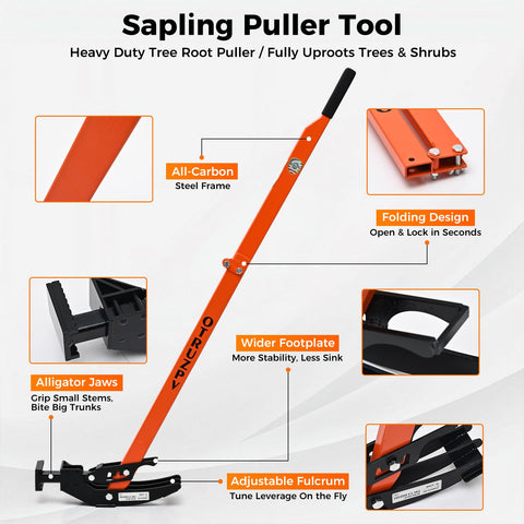 OTRUZPV stable ground plate resists sinking in mud, improving bite and force transfer.