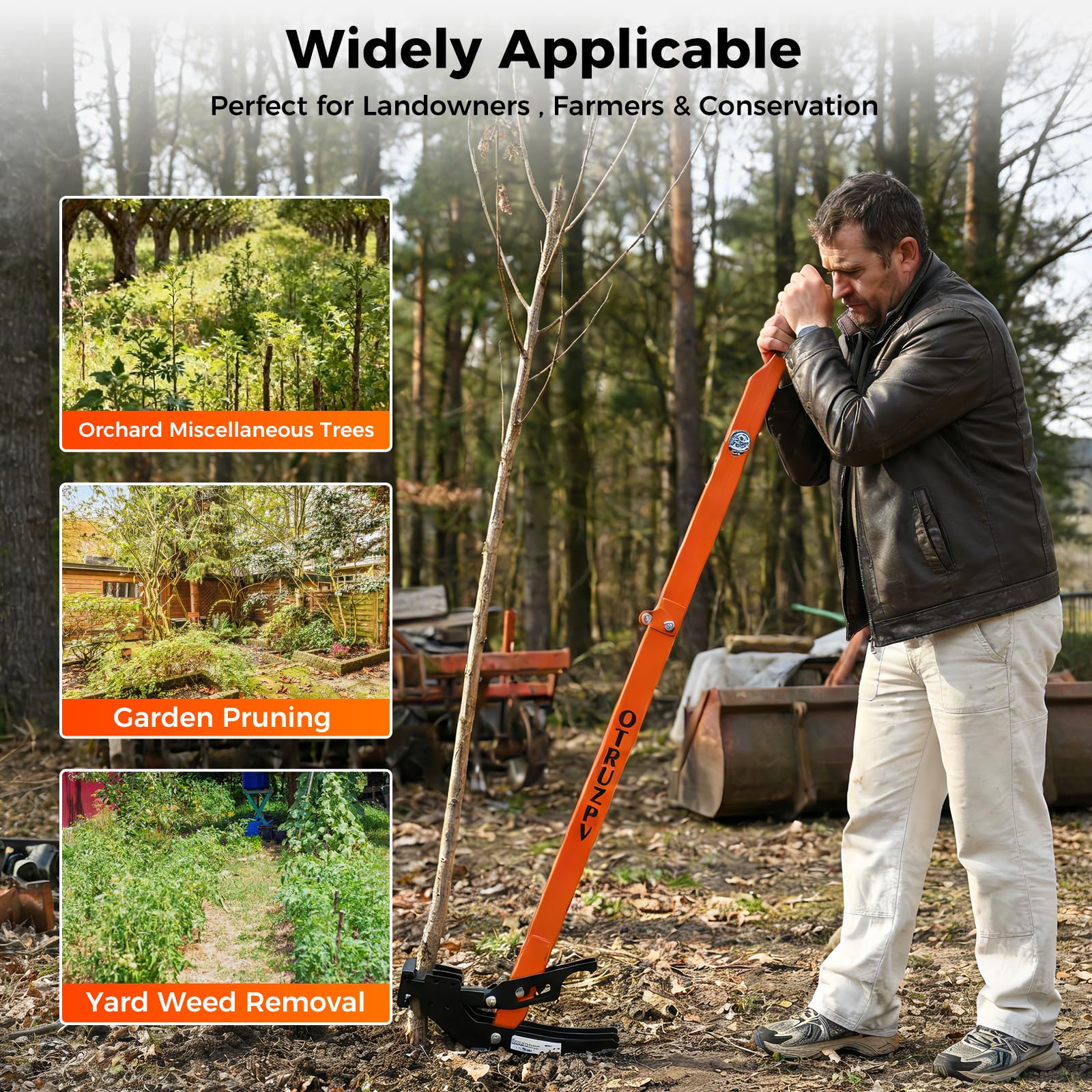 OTRUZPV thorny shrub vine removal eases work around dense brush.