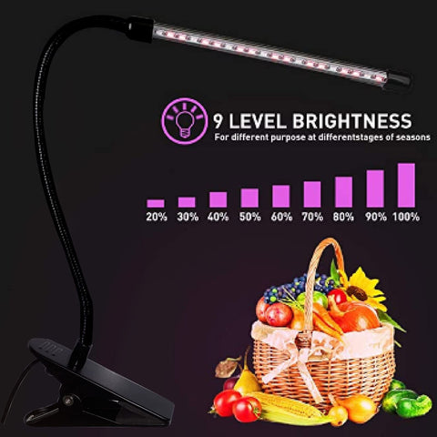 Otryad LED grow light 360 gooseneck allows precise light positioning