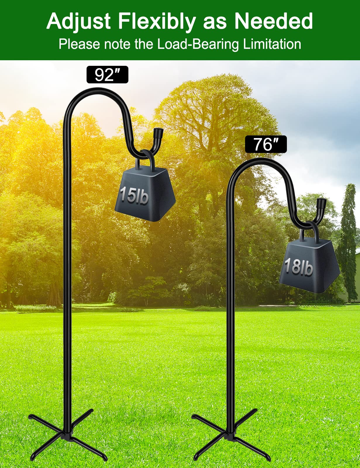 Ottsuls adjustable hanger for bird feeder keeps feeders level and secure.