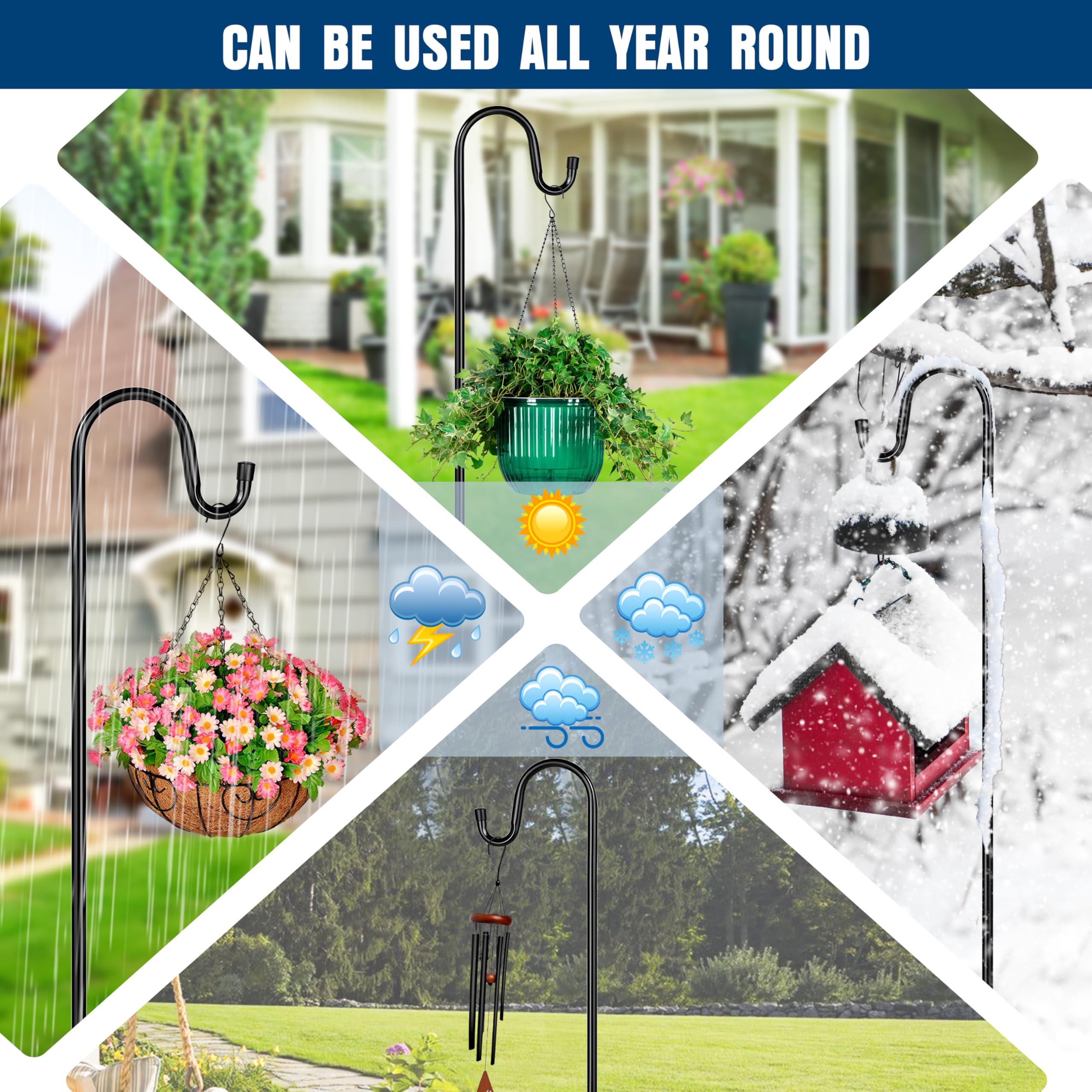 Ottsuls bird feeder and hummingbird lantern hanger enhances wildlife viewing space.