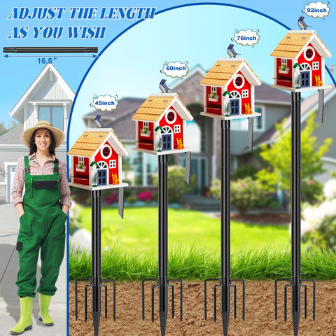 Ottsuls easy-assembly bird feeder pole saves time during setup