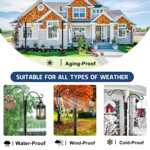 Ottsuls 76-inch pole adds timeless garden décor and function