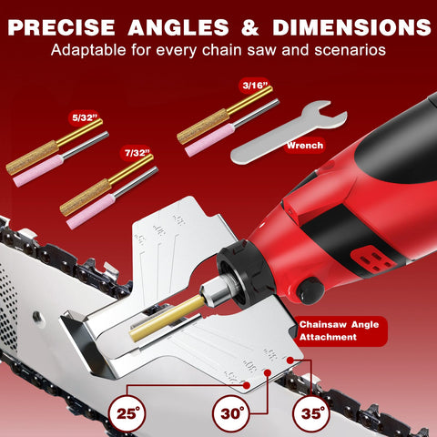 OUBA sharpener accessories set of 54 pieces for versatile maintenance