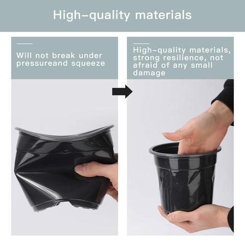 Oubest pot featuring drainage holes for aeration and bottom watering