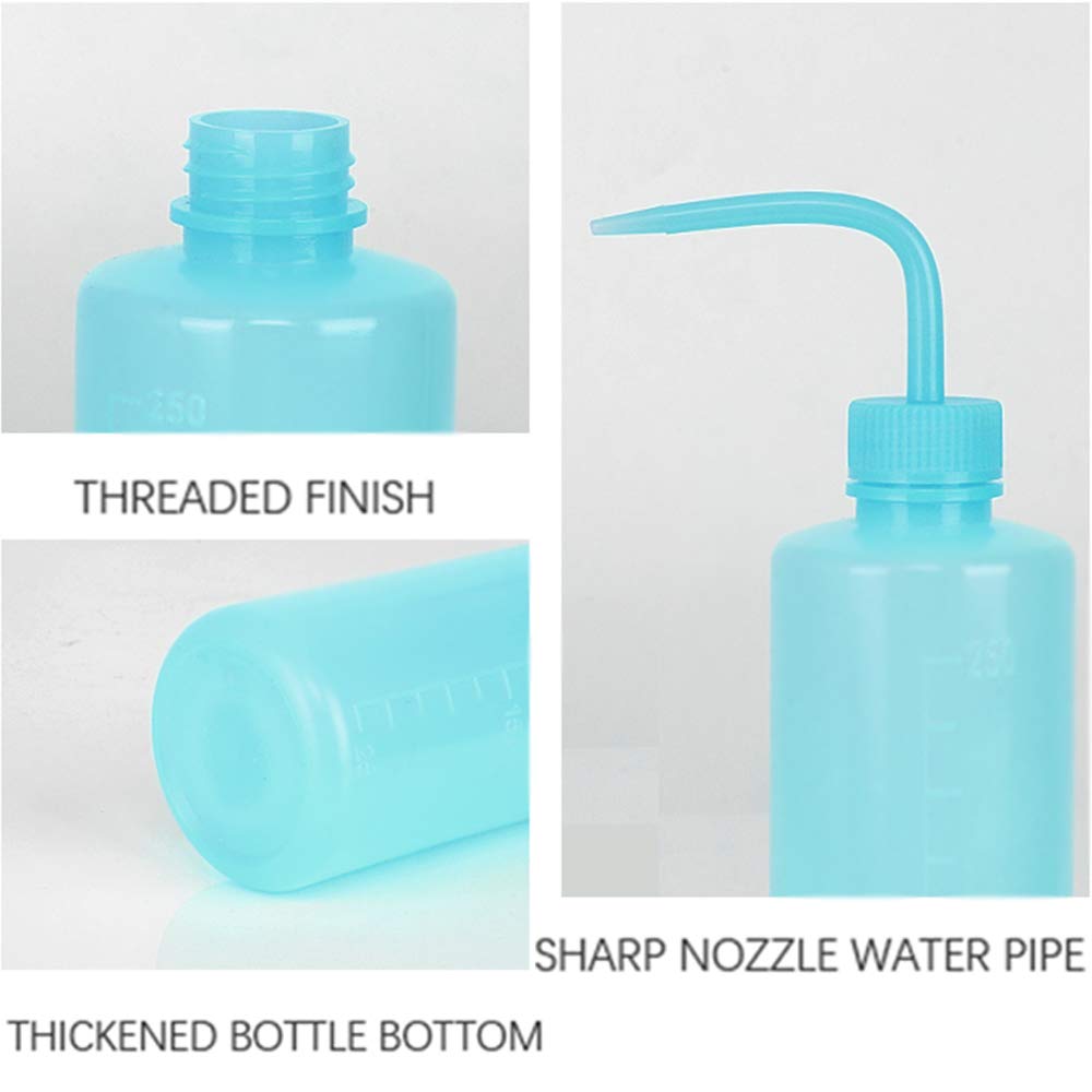 Oubest squeeze bottle blue, two-pack for portable plant care.