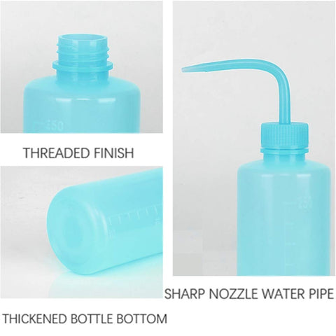 Oubest squeeze bottle blue, two-pack for portable plant care.