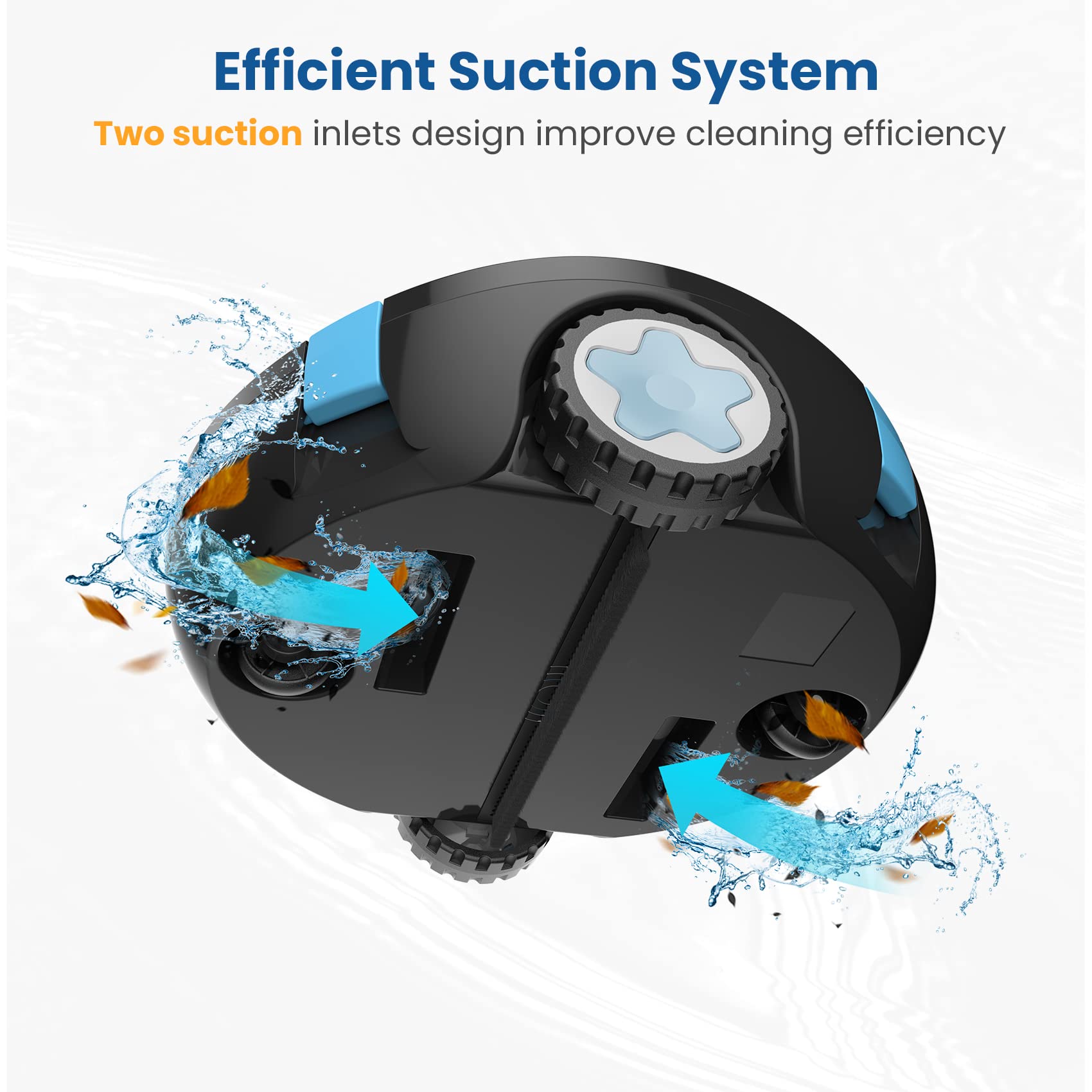 OUCAXIA Y10 auto-park feature at the pool edge for simple retrieval