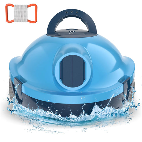 OUCAXIA Y10 cordless robotic pool cleaner in use for quick, hands-free cleaning.