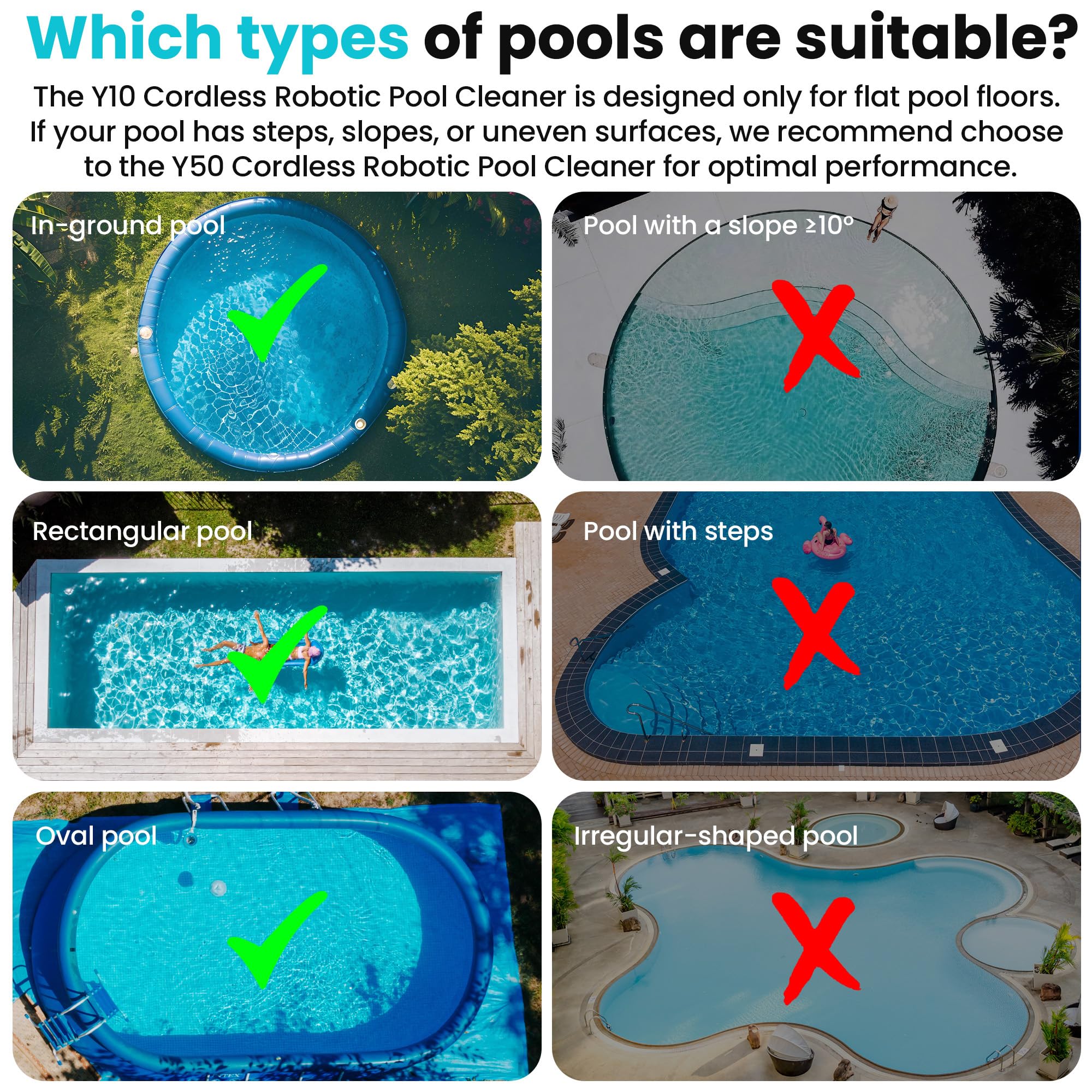 OUCAXIA Y10-edge-parking ensures easy removal from water without wet hands.