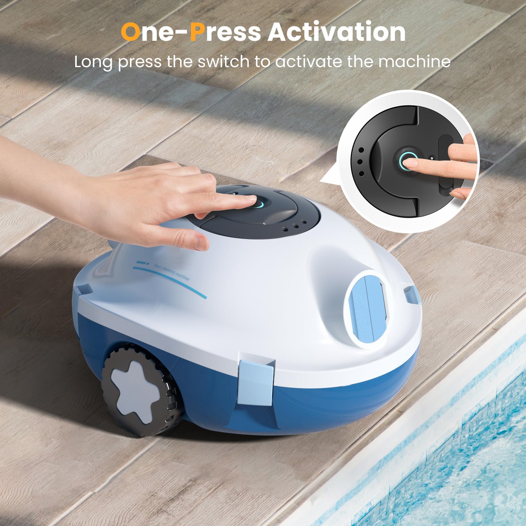 OUCAXIA Y10-ipx8-waterproof design withstands splashes during use.