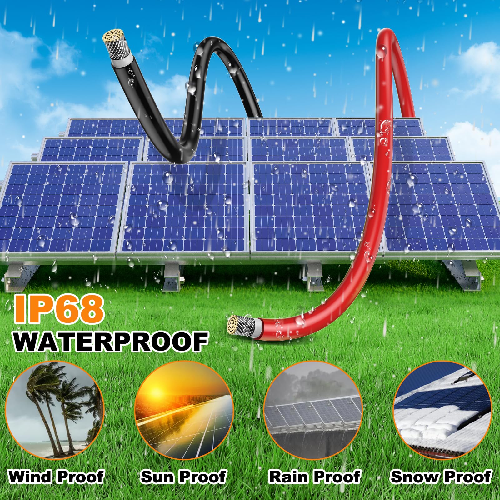 Oududianzi bulk solar wire ideal for RV and marine setups.