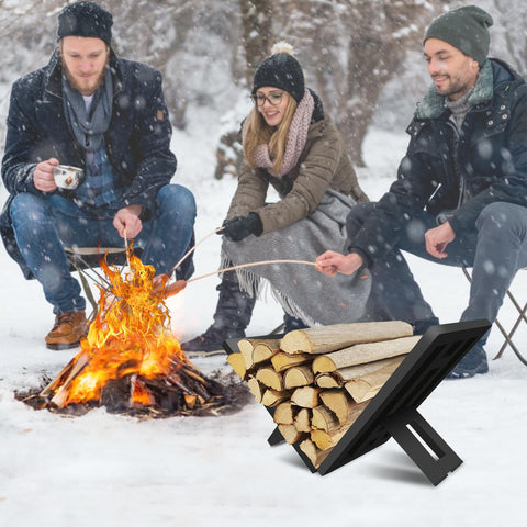 OugeWood rack compact dimensions fit small spaces.