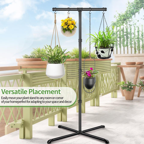 OugeWood space-saving stand fits corners and small rooms.