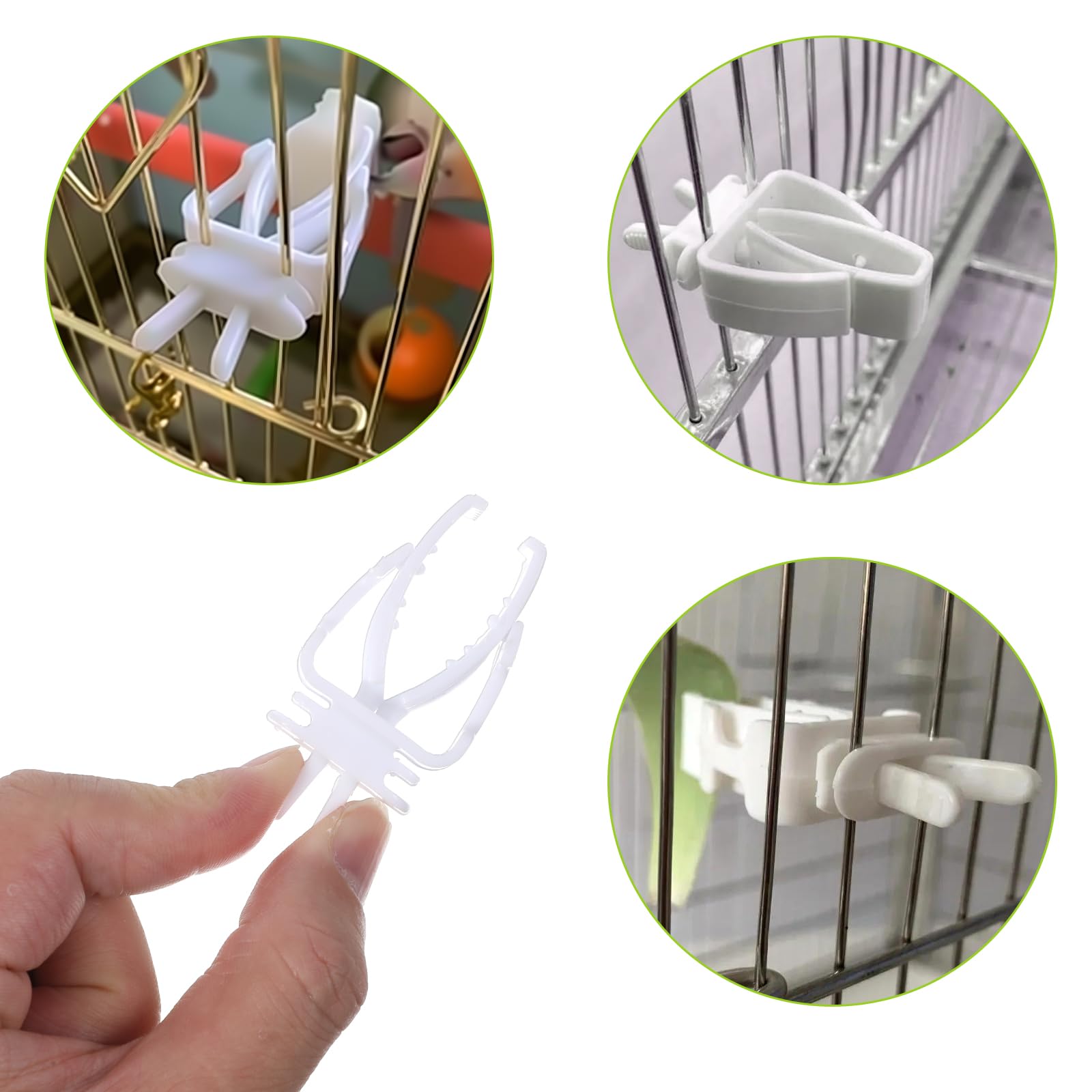 Ouligay bird treats clips help organize meals in cages