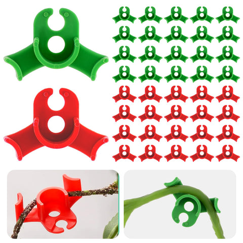 Ouligay circle-style plant clip set, 40 pieces, supports stems with low-stress training.