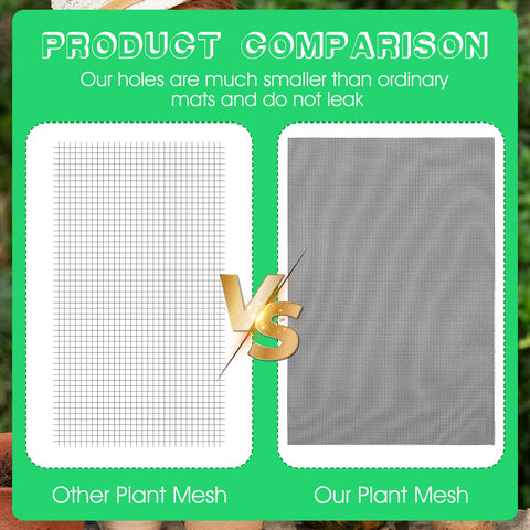Ouligay indoor-outdoor use mesh pad allows airflow and soil support