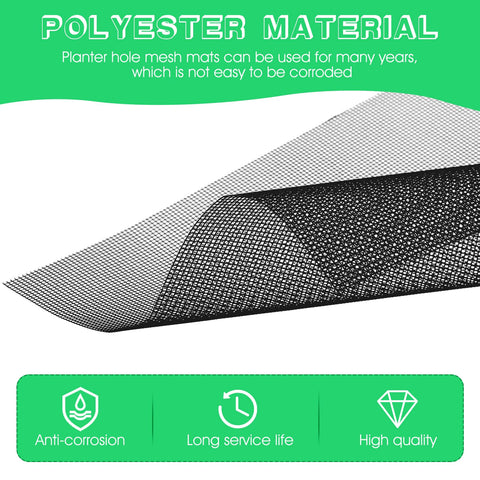 Ouligay pack of 10 mesh pads offers reliable drainage and soil retention
