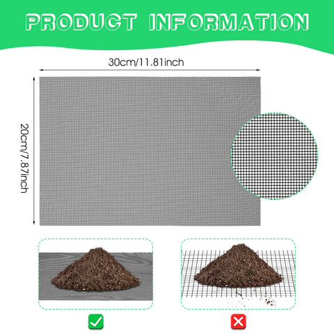 Ouligay plastic mesh sheet for DIY drainage in any pot size