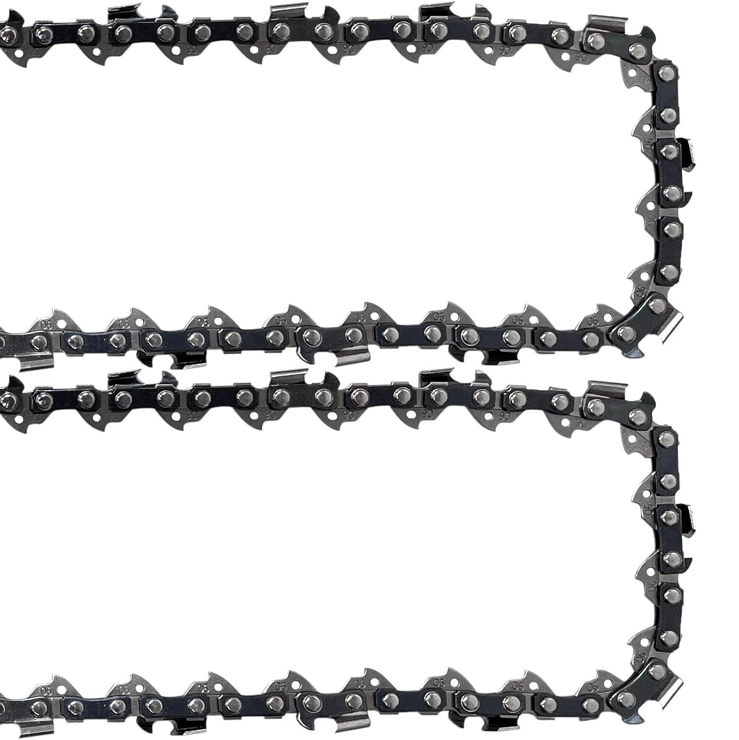 Oulisen 14-inch chain with 3/8 LP pitch and 50 links for precise cuts.