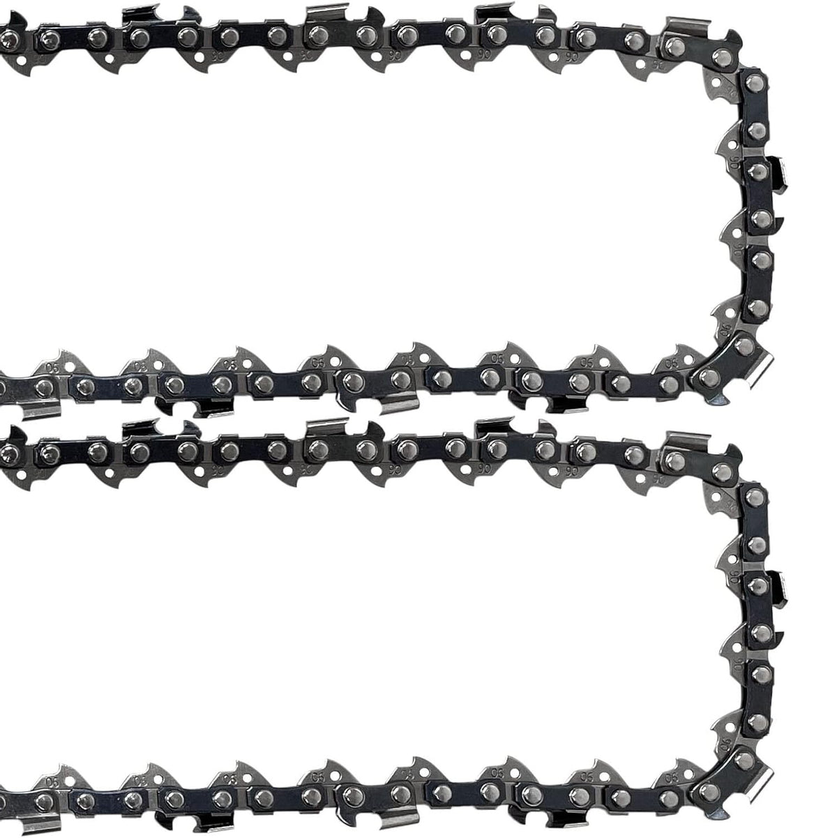 Oulisen 14-inch chain with 3/8 LP pitch and 50 links for precise cuts.
