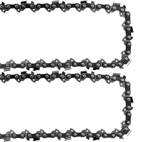 Oulisen 14-inch chain with 3/8 LP pitch and 50 links for precise cuts.