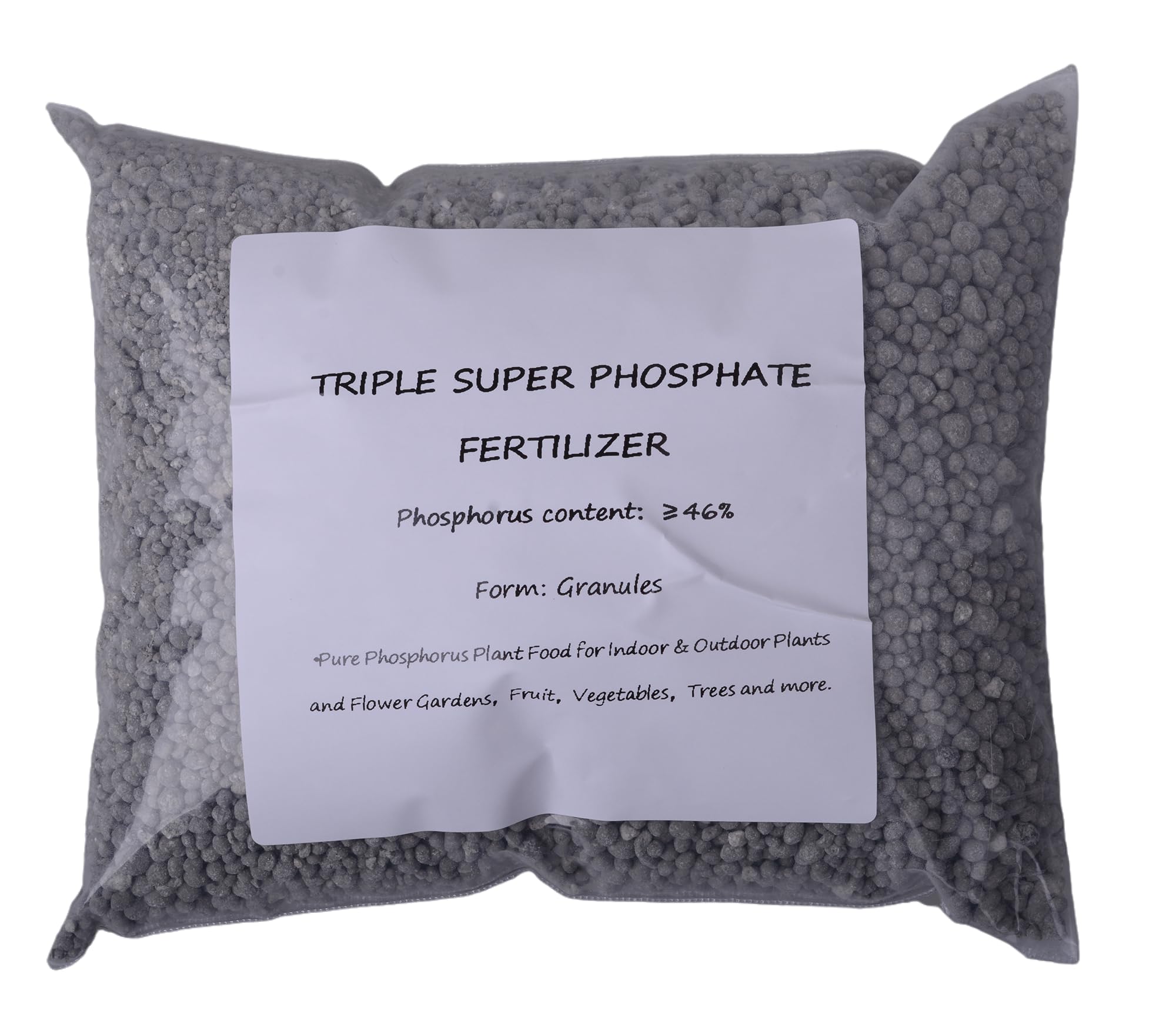 OULLYY Triple Super Phosphate fertilizer bottle boosts blooms and vegetable yields.