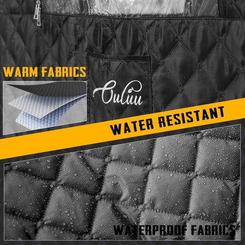 ouluu sauna with high-density fabric and four-layer insulation