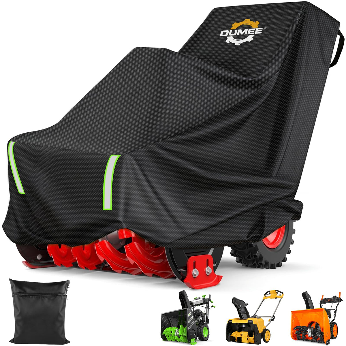 OUMEE heavy snow blower cover on an EGO fit, waterproof and UV resistant.