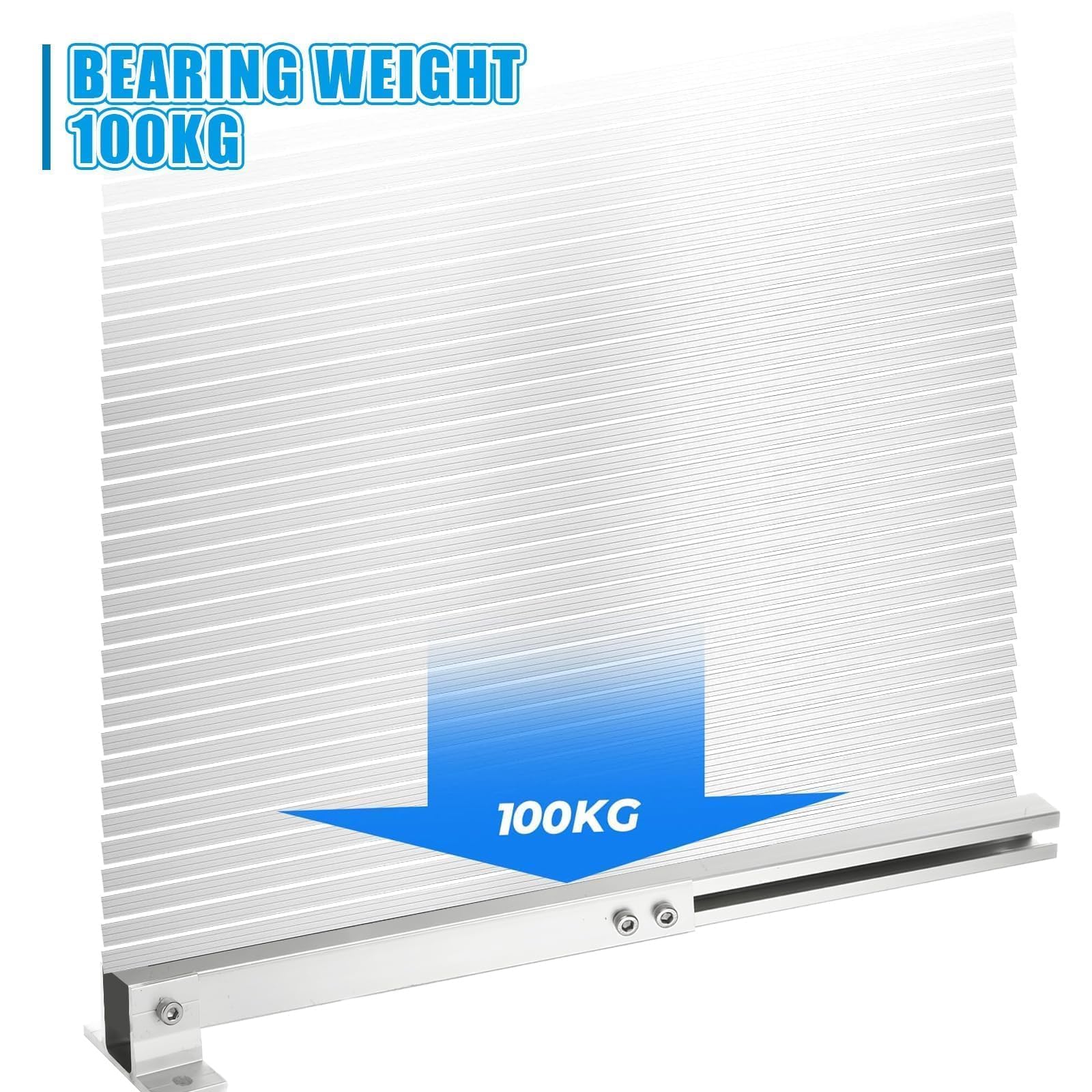 Oungy adjustable tilt 15-30 degrees for sun optimization.