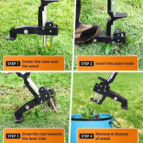 OUNIER ergonomic handle emphasizes reduced bending during use