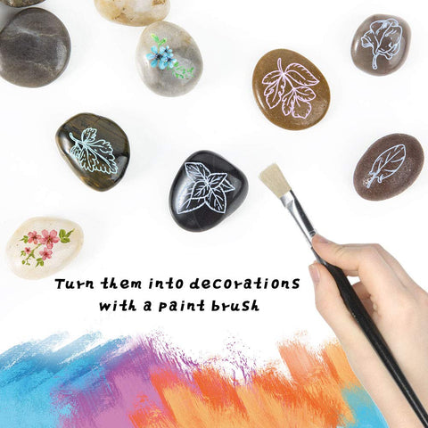 OUPENG decorative pebbles brighten floral arrangements and centerpieces