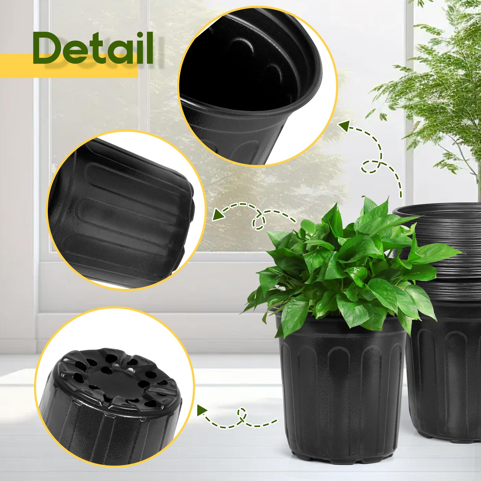 OUPSAUI ideal for indoor balcony and outdoor planting setups